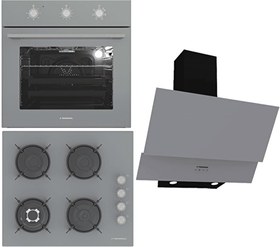 Resim Gri Ankastre Set (BO O6435C A - BH P6194C A - CH C6532C BA) 
