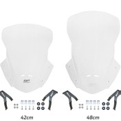 Resim GP KOMPOZİT Gp Kompozit Honda Crf250l / Crf300l 2013-2020 Uyumlu Tur Camı Şeffaf 42 Cm 