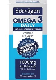 Resim Sorvagen Omega 3 Daily Saf Balık Yağı 50 Kapsül 8680057351199 