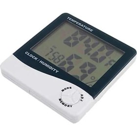 Resim Dijital Termometre Nem Ölçer Higrometre 