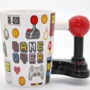 Resim Porselen Game Over Kupa Bardak Model 4 