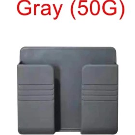 Resim GongtuShop 50G Gri Stil Duvar Telefonu Tutucu Uzaktan Kumanda Cep Telefonu Fiş Tutacağı Şarj Standı Yumruksuz Yapıştır Ev Tipi Organizatör Saklama Kutusu Yeni (Yurt Dışından) 