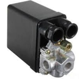 Resim Kompresör Şalteri 3 Yollu 220V Tahliyeli 