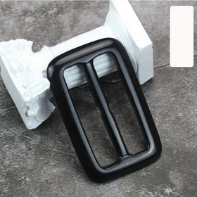 Resim 2 adet Siyah Kahve Günü Klipsli Dikdörtgen Reçine Toka, Çanta Bağlama ve Giysi Aksesuarları için, Çeşitli Boyutlarda 