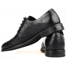 Resim Footcourt Bağcıklı Oxford Erkek Ayakkabı Siyah Deri 