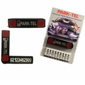 Resim Mashotrend 3 Adet Parktel - Park-Tel -Araç Numaratör - İstediğin Numarayı Yerleştir - Parktel 
