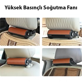 Resim Ally CF01 Ayarlanabilir USB Araba Koltuğu Havalandırma Soğutma Fanı 