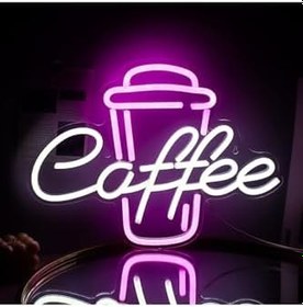Resim Coffee Neon Tabela Neon Yazı Dekoratif Aydınlatma Ve Gece Lambası, coffeera2 
