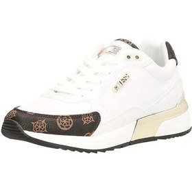 Resim Guess Moxea 4g Peony Logolu Spor Ayakkabısı Beyaz 