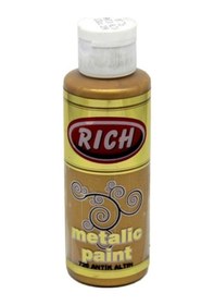 Resim Rich Metalik Akrilik Boya 120 Cc. 726 Antik Altın 