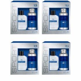 Resim RBL Sport Gift Set Parfüm 50ml &deo 150ml 4 Adet Erkek Edt 