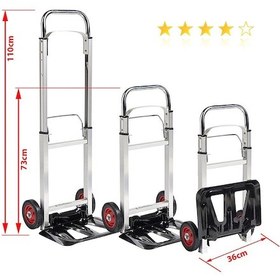 Resim Staxx Stx-90a Katlanır Koli Yük Paket Taşıma Arabaları Max 90kg 