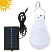 Resim 1/2 adet Güneş Ampulü İç ve Dış Mekan Enerji Tasarrufu Işıkları, Villa, Bahçe, Avlu, Koridor, Garaj, Açık Hava, Ev Aydınlatması için Uygun, Güneş LED Lambası Kulübeleri, Çadır Kampı Işıkları 