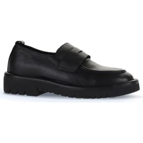 Resim Bueno Shoes Siyah Deri Kadın Loafer 01Wz6703 