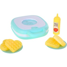 Resim hak-iş oyuncak Pilli Işıklı Sesli Waffle Makinası 