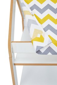 Resim Minera Bebek/çocuk Odası Ahşap Çok Amaçlı Raf, Oyuncak Toplama Depolama, Kitaplık - 3 Raflı Beyaz 