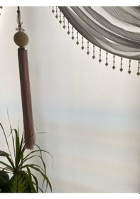 Resim Karesi Saten Güneşlik Perde Kırık Beyaz Kırık Beyaz 