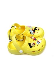 Resim QUEEN AKSESUAR Erkek Çocuk Sarı Mickey Dondurma Süslü Sandalet Terlik 