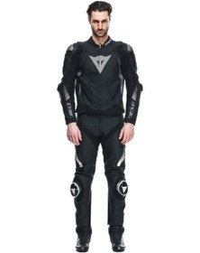 Resim Dainese Super Speed 4 Black Matt Charcoal Gray Deri Mont 