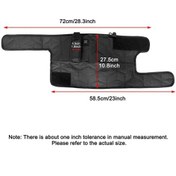 Resim Jokmae Isıtmalı Dizlik - 3 Seviyeli Sıcaklık Ayarlı Siyah Diğer 