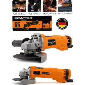 Resim Germany 980W Bakır Sargılı 125 mm Spiral Avuç Içi Kesme ve Ahşap Metal Kesme Taşlama Makinası 