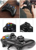 Resim Utelips Xbox 360 Uyumlu Oyun Konsolu Titreşim Joystick Gamepad Için Data Frog Usb Kablolu Oyun Kolu Siyah 