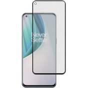 Resim Microcase Oneplus Nord N10 Tam Kaplayan Çerçeveli Mat Cam Koruma - AL3124 