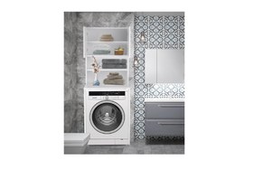Resim BİCABİN ÇAMAŞIR MAKİNESİ BÖLMELİ BANYO DOLABI 