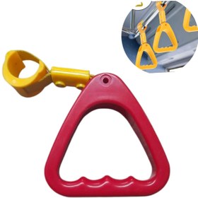 Resim caraks Araç içi tutamaç üçgen el tutamağı askı fonksiyonel tofaş dolmuş otobüs ofis ev kırmızı 1 adet 