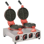 Resim Wfl01.e22 Z5f Zamanlayıcılı Kare Model Çiftli Waffle Makinesi, Elektrikli 
