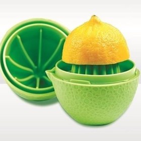 Resim BUFFER® Hazneli Kapaklı Hijyenik Pratik Kolay Limon Sıkacağı Aparatı 