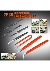 Resim 7 Parça Saatçi Cımbız Elektronikçi Cımbız Seti 