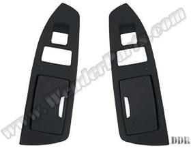 Resim CAM DUGME CERCEVE SETI KULLUKLU ARKA SIYAH R-L ARKA GUNESLIK BMW F01 WENDERPARTS BA9169047/048 