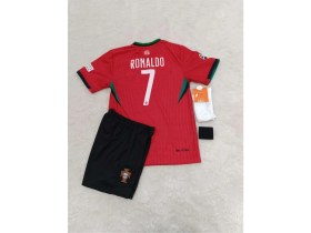 Resim Portekiz Milli Takım 24-25 Sezon C.ronaldo Çocuk Forması 4 Lü Set 