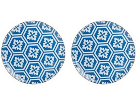 Resim Porland Morocco Desen Mavi Düz Tabak 28cm 2'li 04ap018765 