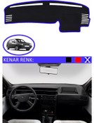 Resim Dijital Ekrantorpido Koruma Halısı Siyah Kenar Renk Mavi Fiat Tipo İle Uyumlu 