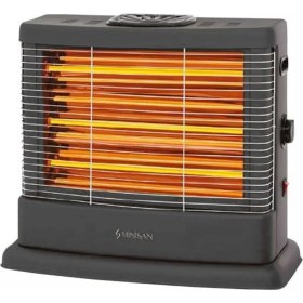Resim Minisan MS-2100 Quartz 2100 W Buharlı Midi Isıtıcı Koyu Gri 