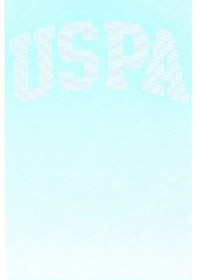 Resim U.S. Polo Assn. Kız Çocuk Bisiklet Yaka Tişört 50234830 Aqua 