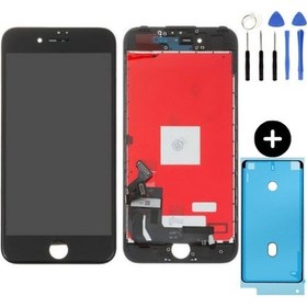 Resim Apple Uyumlu iPhone 7g A Kalite Lcd Ekran Dokunmatik Siyah + Montaj Seti 