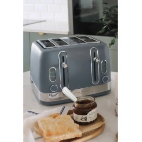 Resim Laura Ashley Sage Leaf 4 Dilim Ekmek Kızartma Makinesi 2300W 