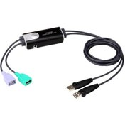 Resim Aten CS62KM 2 Port USB Boundless Cablo KVM Switch Kablosu 