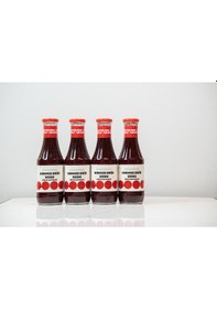 Resim Kırmızı Erik Sosu 530gr Cam Şişe 1x4 Adet 