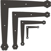 Resim Ermo Germiyan Köşe Gönye No:2 Siyah 