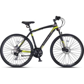 Resim Ümit Magnetic 28 Jant 51K H.Disk 21 Vites Şehir Bisikleti Black Lime 