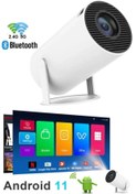 Resim Serreha Taşınabilir Android 4k Projeksiyon En Güncel Versiyon Wifi Destekli Akıllı Sinema Projektör Ultra Hd 