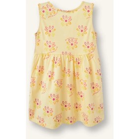 Resim DeFacto Desenli Kolsuz Elbise Kız Bebek C0074A526SM 