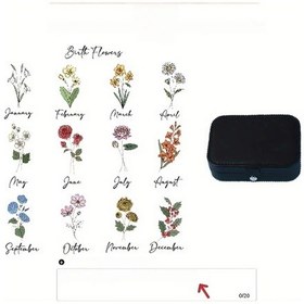 Resim Willowhaven 1 Adet Kişiselleştirilmiş Takı Kutusu, Pembe Eylül Kapasiteli Yüzük Kutusu 