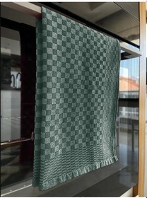 Resim 2 Adet Yeşil, 40x60cm Ekose Desen, Alman Peçetesi, Mutfak Havlusu, Kurulama Havlusu, Mutfak Havlusu Çok Renkli 