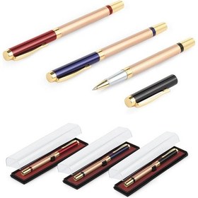 Resim Büro Ev Ofis Hediyesi İçin Renkli Metal Roller Kalem 