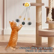 Resim Otomatik Hareketli Top ile Etkileşimli Kedi Oyuncak - Elde Taşımaz, Dayanıklı Plastik Kedi Şekilli Tasarım, Av İncilini Tetikler, Pil ile Çalışır (Piller Dahil Değil) Küçük Kediler için, Kapalı Oyun ve Egzersiz, Kedi Oyuncak Etkileşimli, Oyun Sever Tasarım, Sağlam Yapı, Pil Olmadan, Otomatik Kedi Oyuncak, Kedi Oyuncakları, Kedi Oyuncak Kendi Eğlencesi, Kedi Oyuncağı 